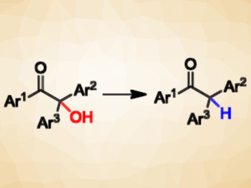 Metal-Free Deoxygenation of α-Hydroxy Carbonyl Compounds