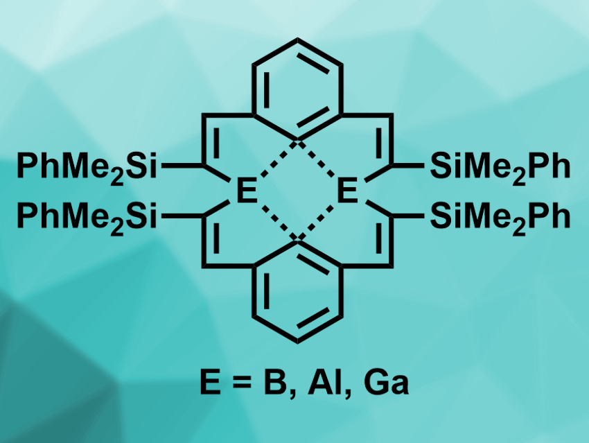 Unusual Heptacyclic Complexes of Boron, Aluminum, or Gallium