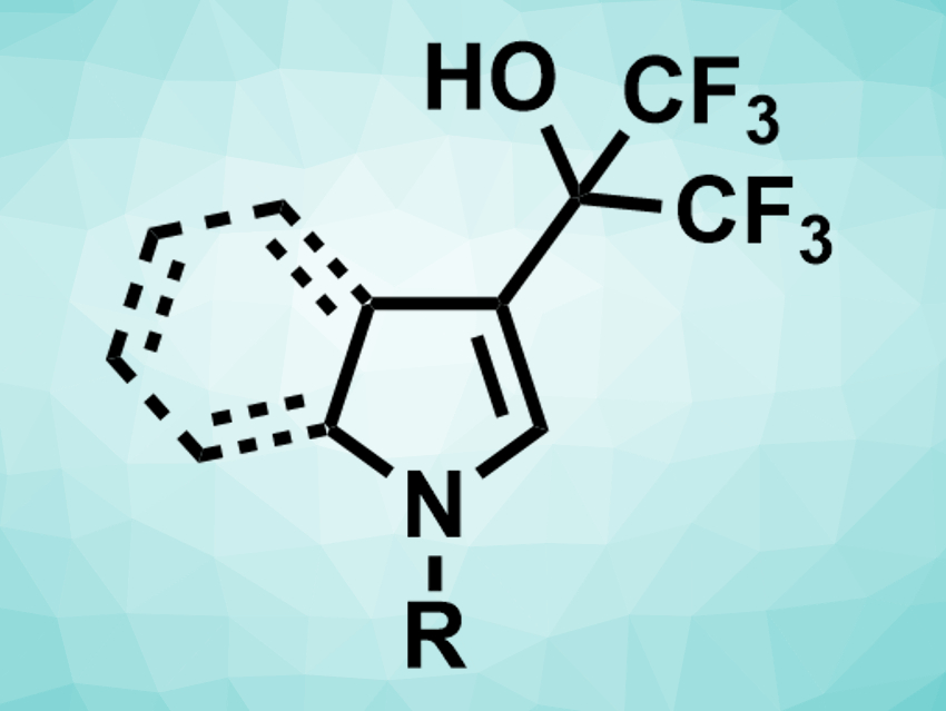 Functionalization of Anilines, Pyrroles, and Indoles with Fluoroalcohols