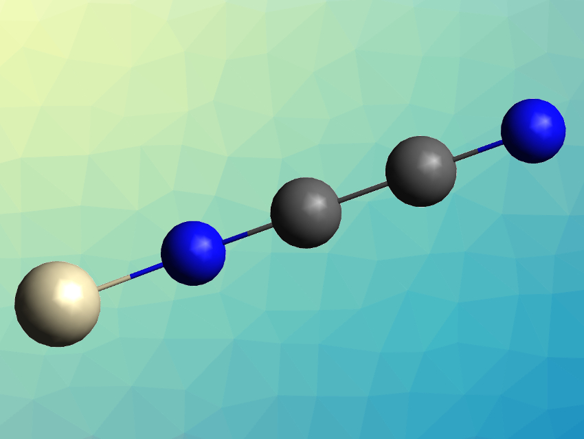 Cyanogen Complexes of Iridium, Palladium, and Platinum