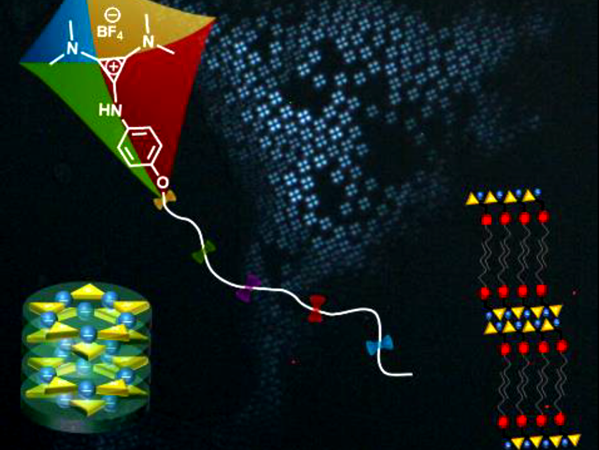 Ionic Liquid Crystals of Cyclopropenium Salts