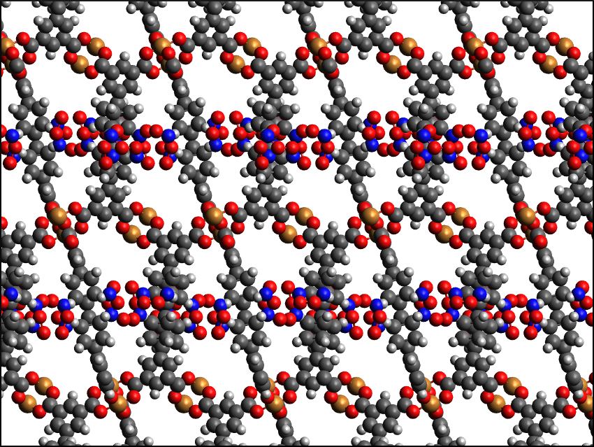 Nitro-Functionalized Metal–Organic Frameworks for CO2 Binding