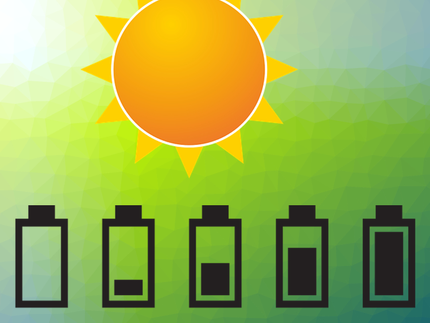 Batteries that Harvest Sunlight