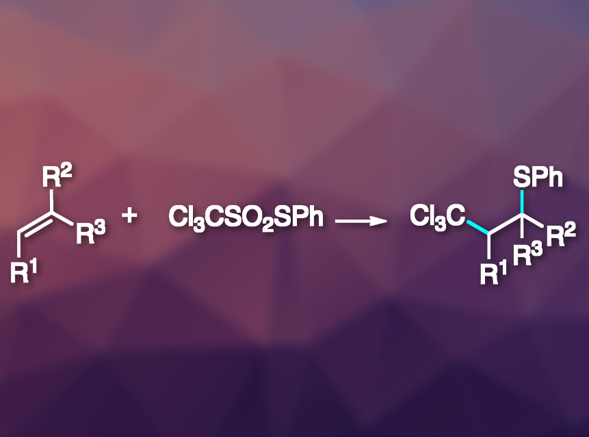 Desulfitative Thioalkylation of Alkenes