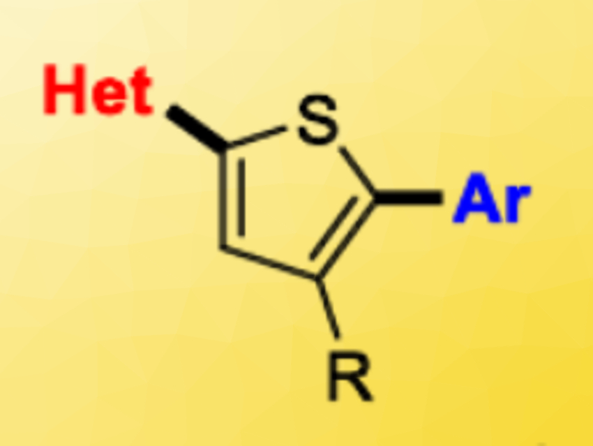 Non-Symmetric Di-Aryl-Substituted Thiophenes