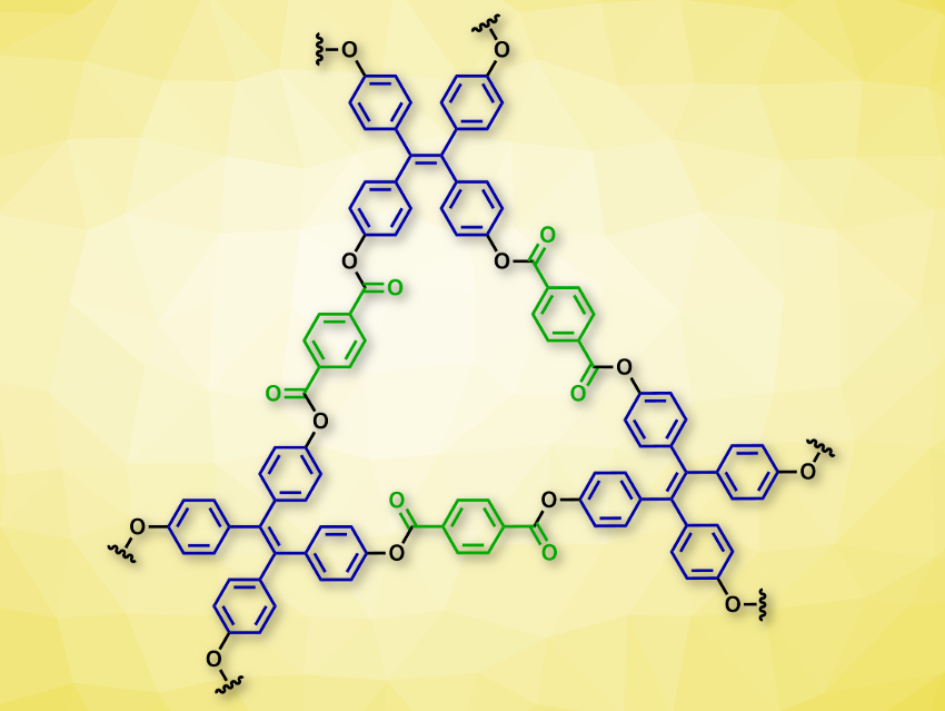 Covalent Organic Frameworks with Ester Links