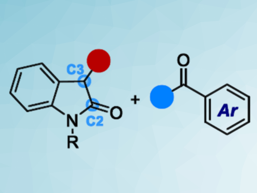 Microfluidic, Light-Driven Process for Oxindole Functionalization