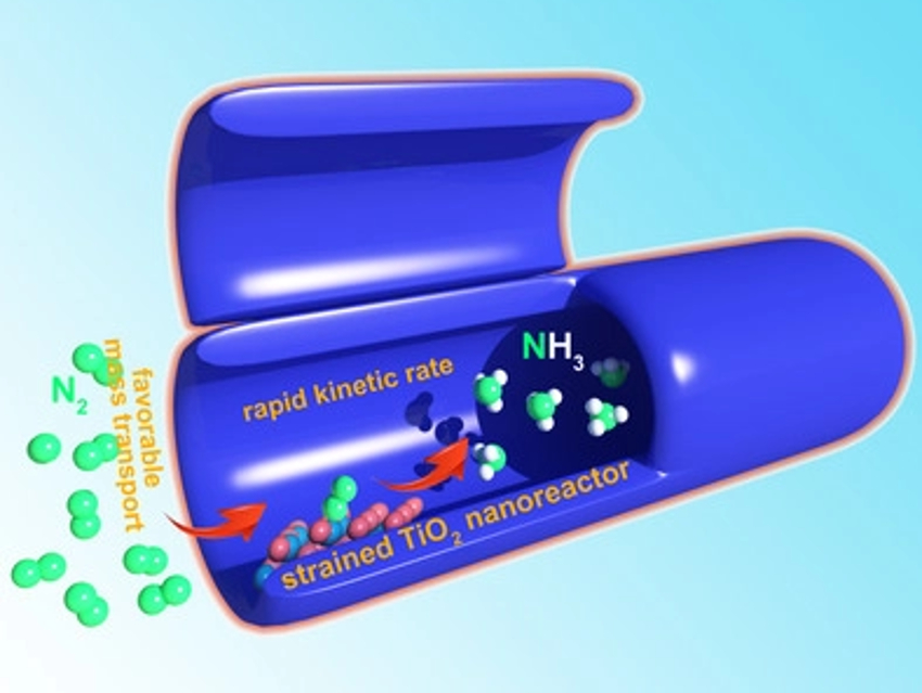 Electrocatalytic Nitrogen Fixation in Nanoreactors