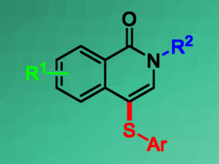 Iodine‐Promoted Sulfenylation of Isoquinolinones