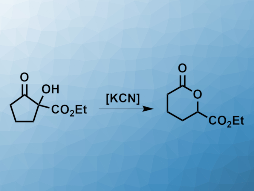 Cyanide-Catalyzed Rearrangement Gives δ-Lactones