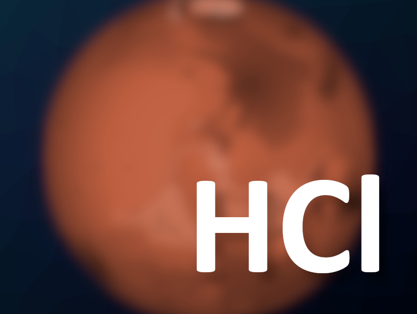 Hydrogen Chloride Detected in the Atmosphere of Mars
