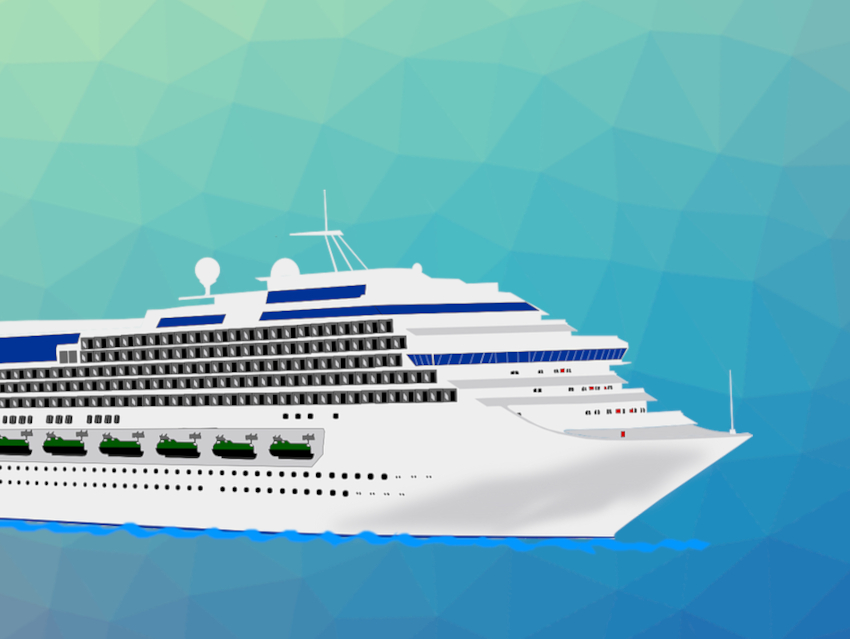 Aerosol Transmission in Cruise-Ship COVID-19 Outbreak