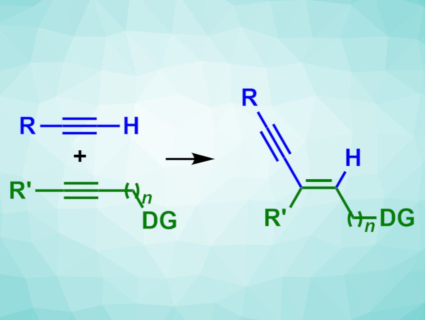 Coupling of Two Different Alkynes to Give 1,3-Enynes