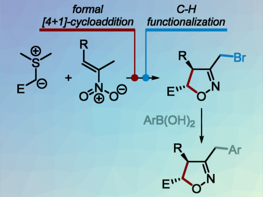 Diastereoselective Synthesis of Polysubstituted Isoxazolines