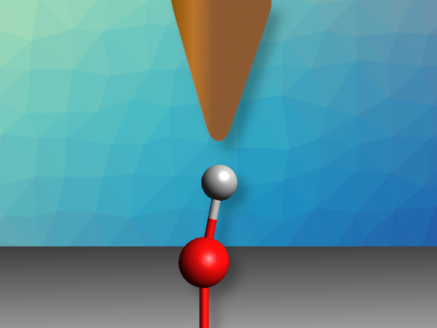 Acidity of Individual Hydroxyl Groups Probed