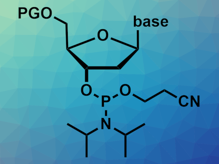 On-Demand Flow Synthesis of Precursors for Synthetic DNA