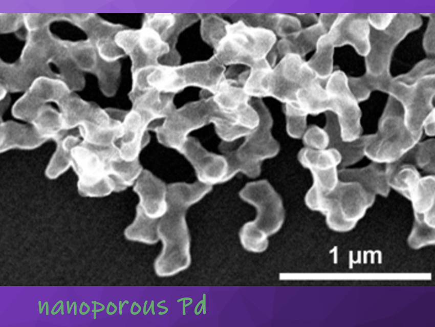 Metastable Nanoporous Palladium