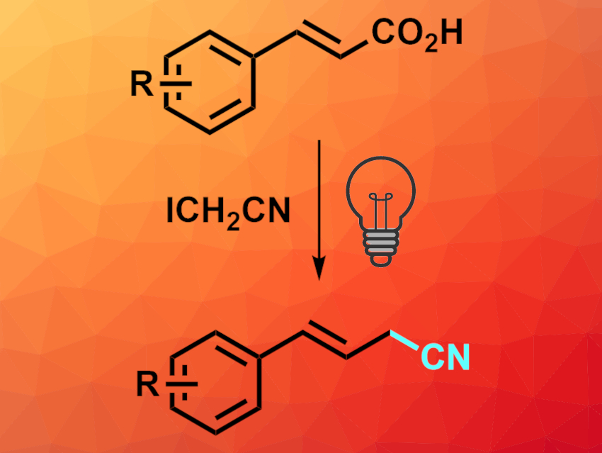 Light-Promoted Synthesis of β,γ-Unsaturated Nitriles