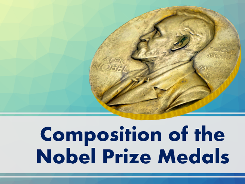 Composition of the Nobel Prize Medals