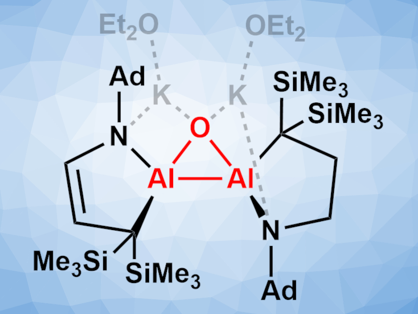 Strained Al–Al Bond in a Three-Membered Ring