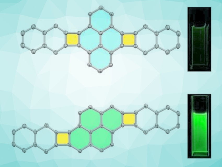 Bis(naphthocyclobuta)pyrenes