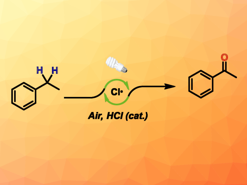 HCl‐Catalyzed Aerobic Oxidation of Alkylarenes