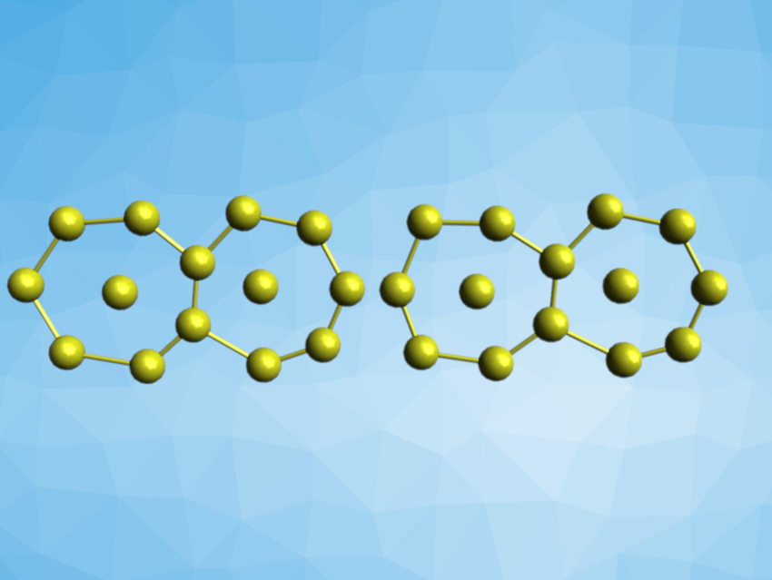 Gold Nanoribbons Packed with Heptagonal Clusters