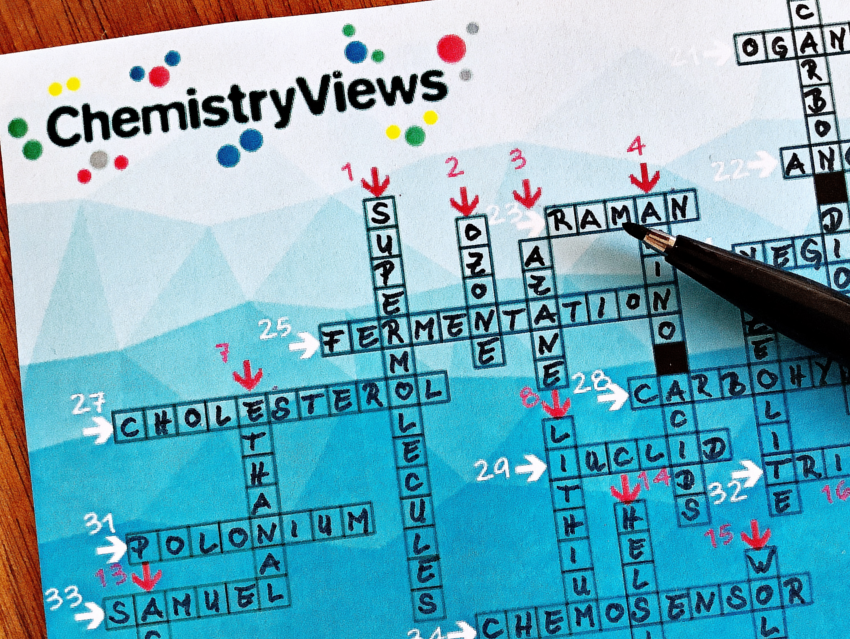 ChemistryViews Crossword Puzzle Results