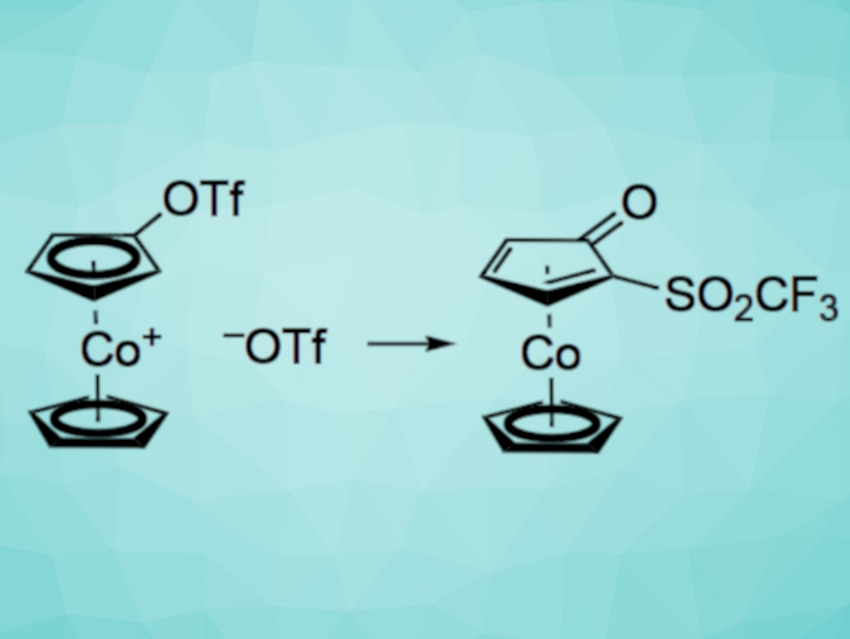 First Anionic Thia-Fries Rearrangement at a Cobaltocenium Cation