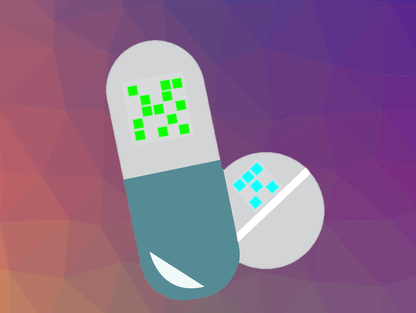 Flourescent Code Made from Edible Silk Proteins for Safer Medications